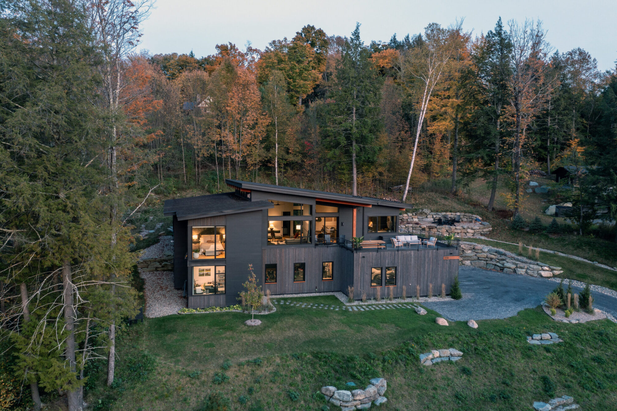 Modern mountain home vermont